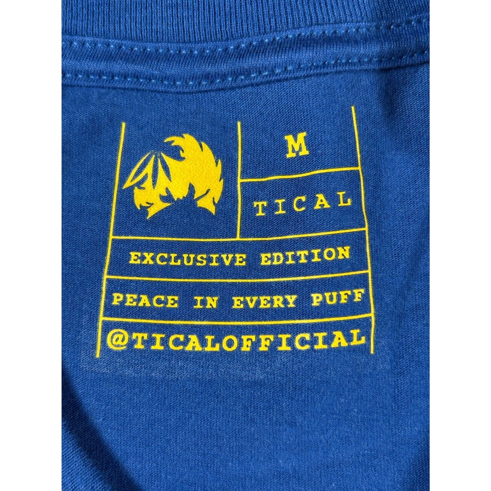 TICAL Exclusive Edition Bee Graphic Method Man Wu-Tang Shirt Blue Size M - Picture 7 of 8